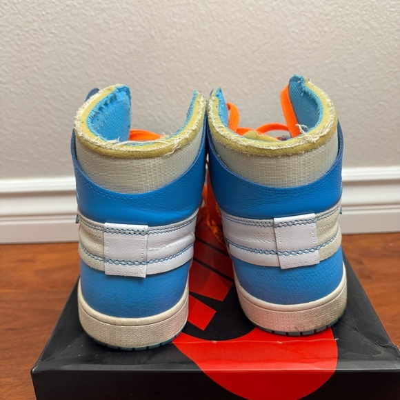 Jordan 1 Retro High Off-White University Blue Size 11 - Picture 4 of 9
